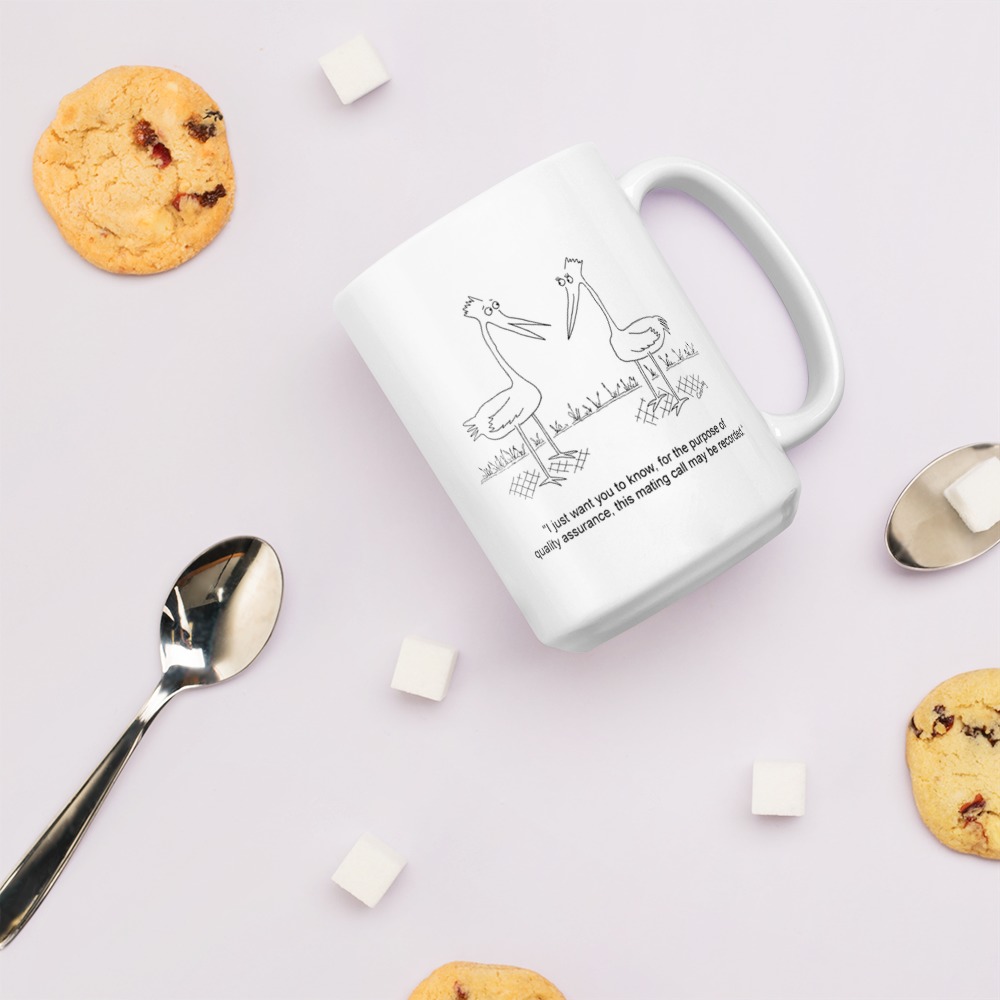 White Glossy Mug