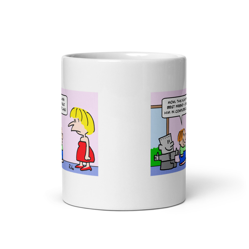 White Glossy Mug