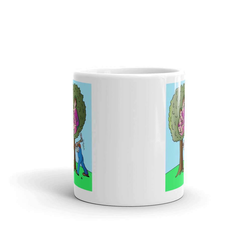White Glossy Mug