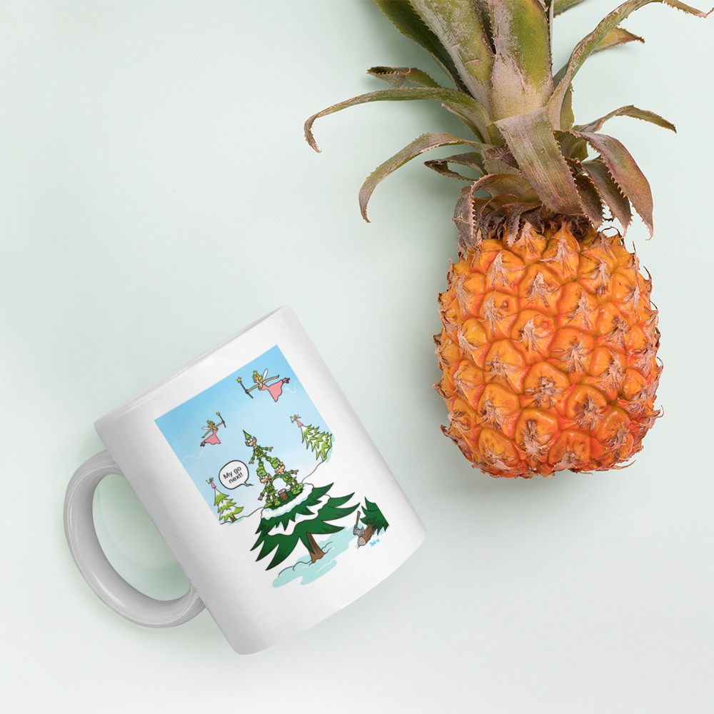 White Glossy Mug