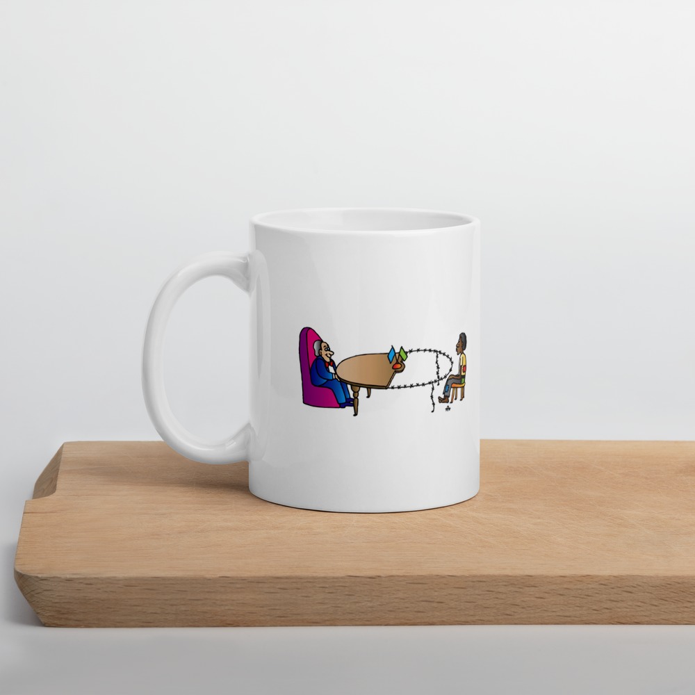 White Glossy Mug
