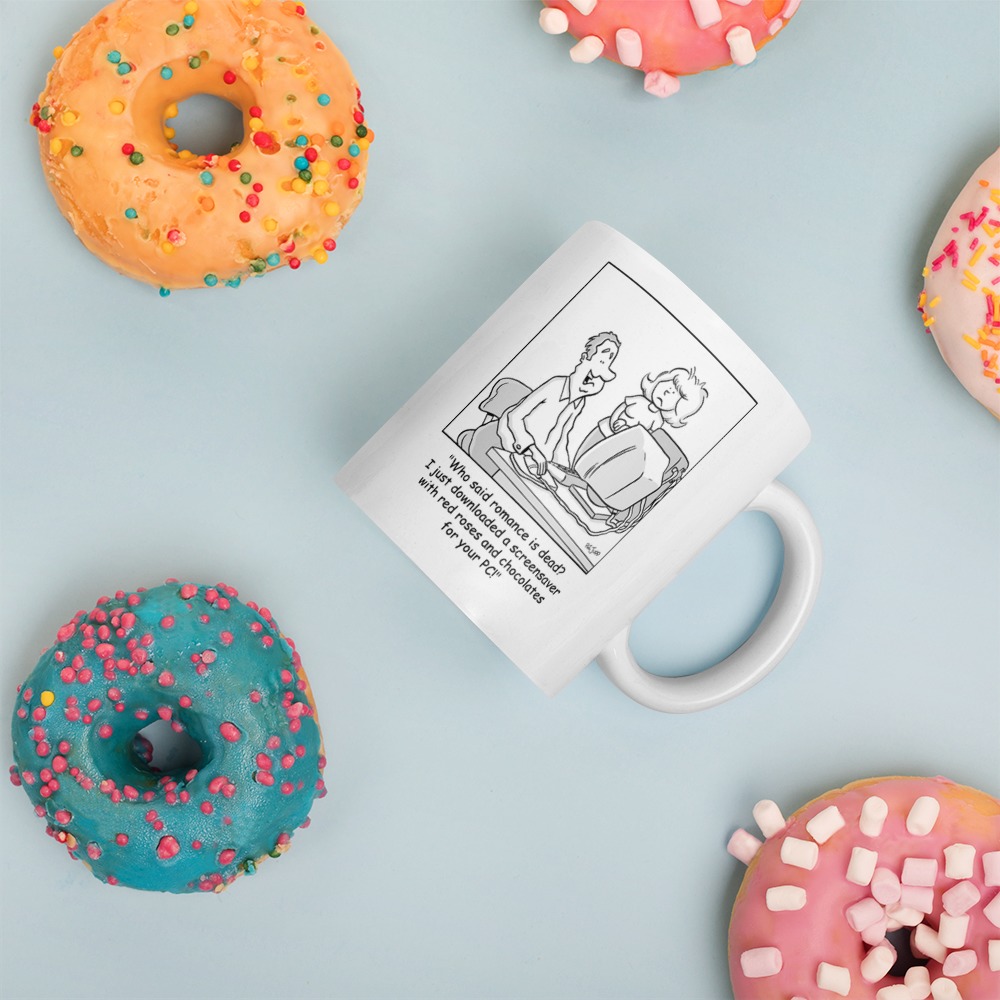 White Glossy Mug