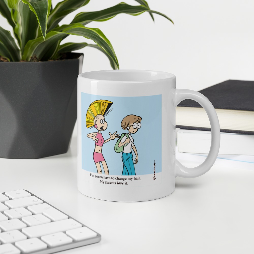 White Glossy Mug