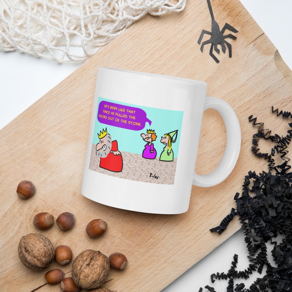 White Glossy Mug