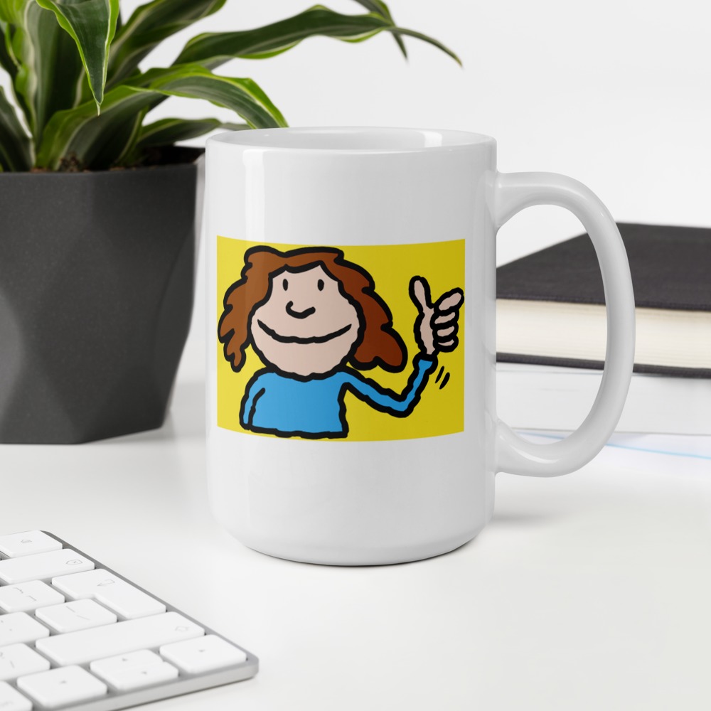 White Glossy Mug