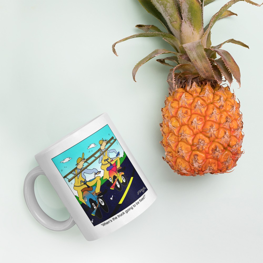 White Glossy Mug