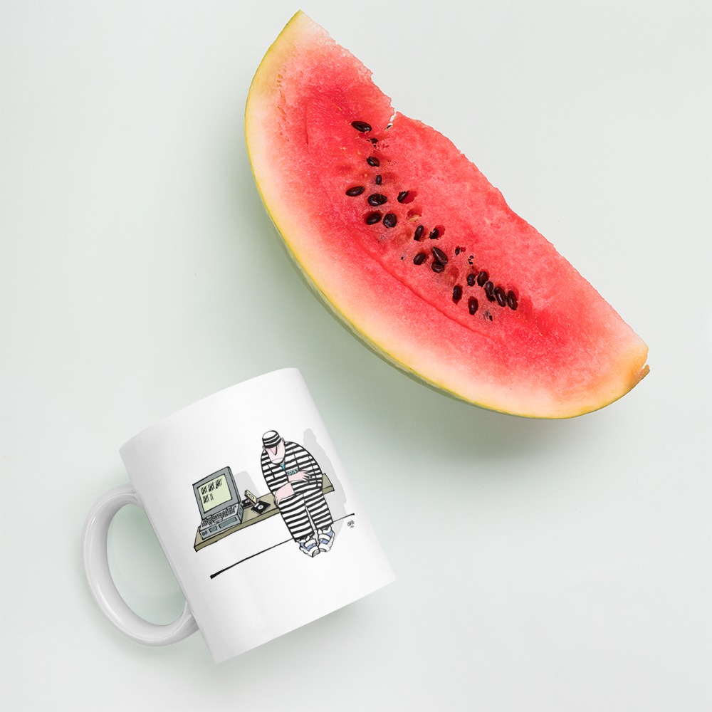 White Glossy Mug