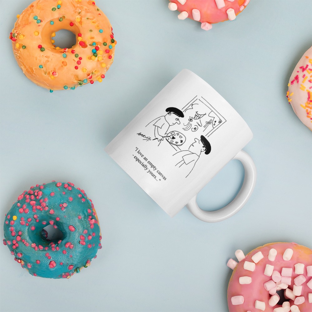 White Glossy Mug