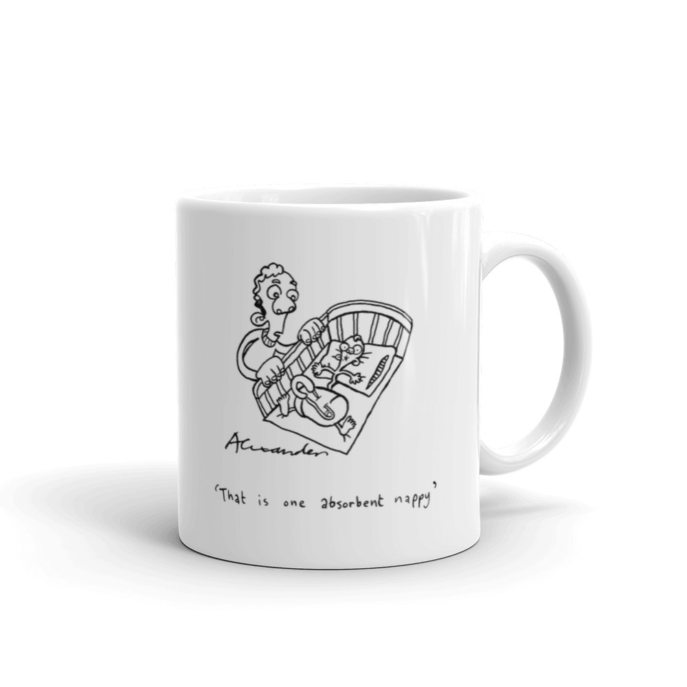 White Glossy Mug