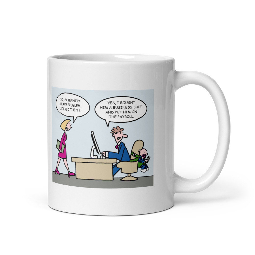White Glossy Mug