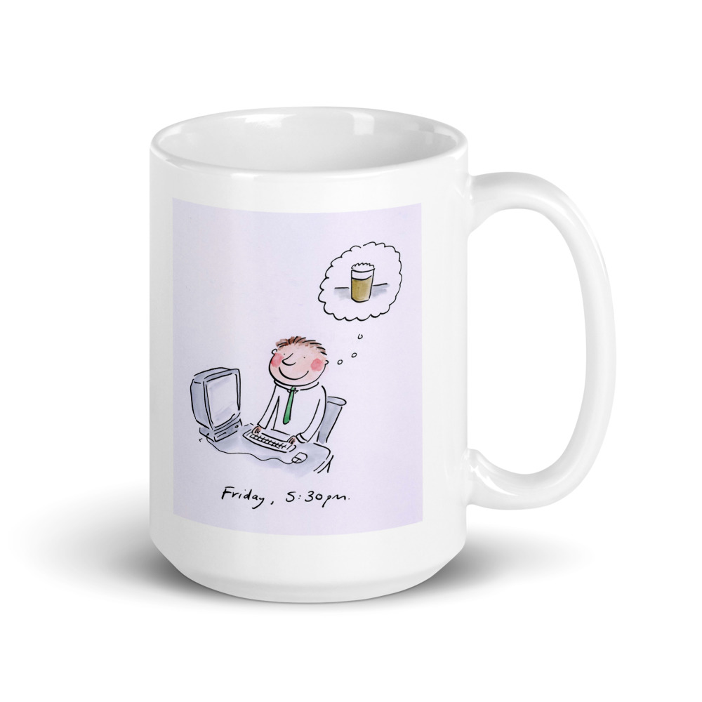 White Glossy Mug