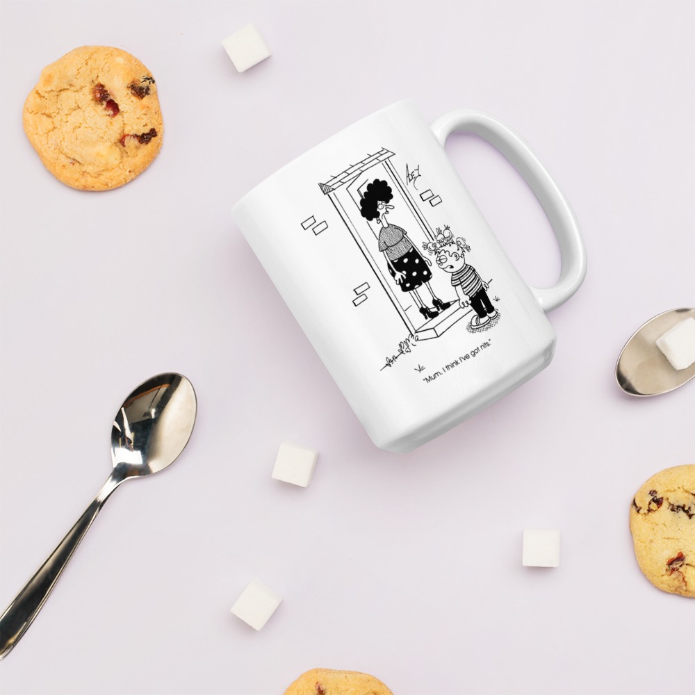 White Glossy Mug