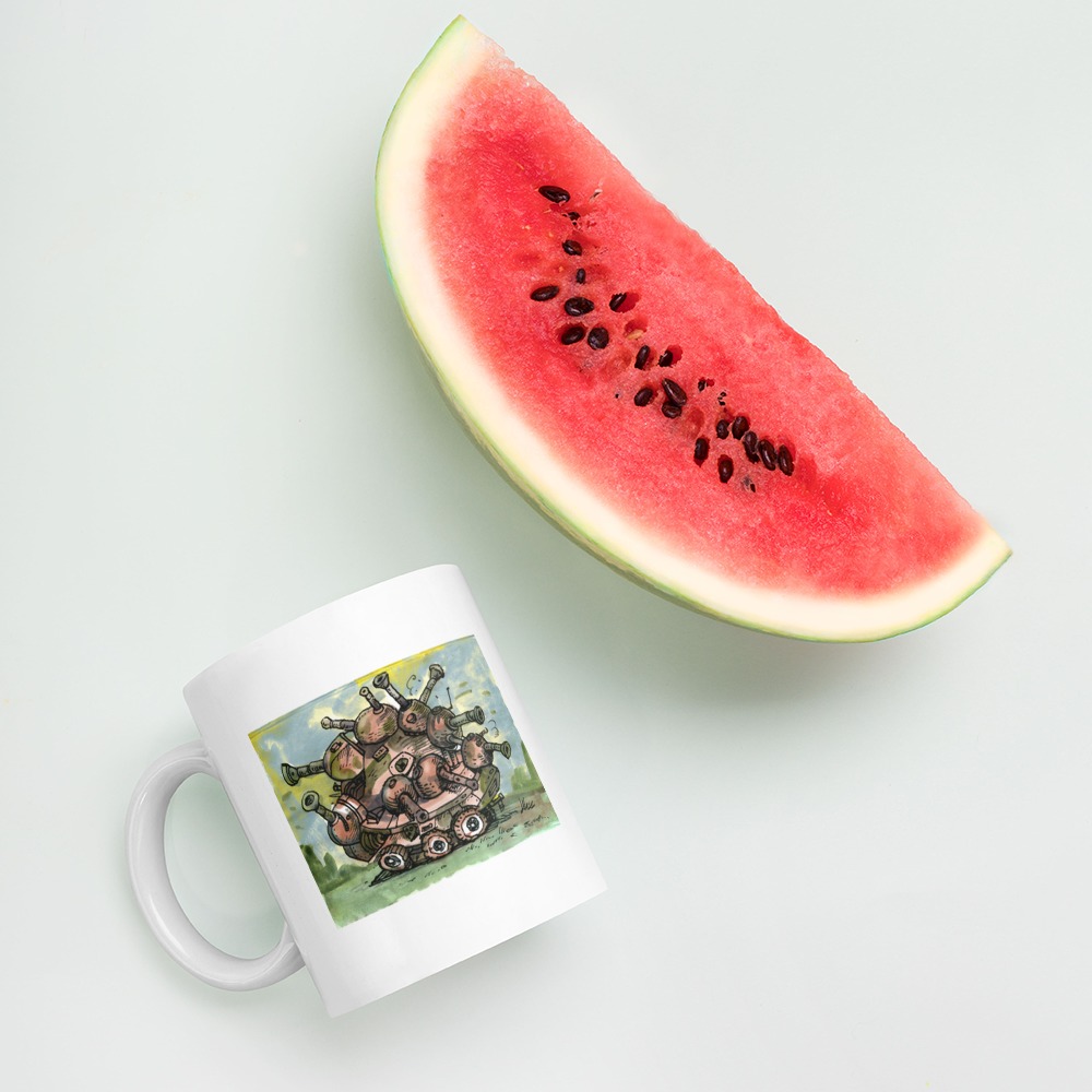 White Glossy Mug