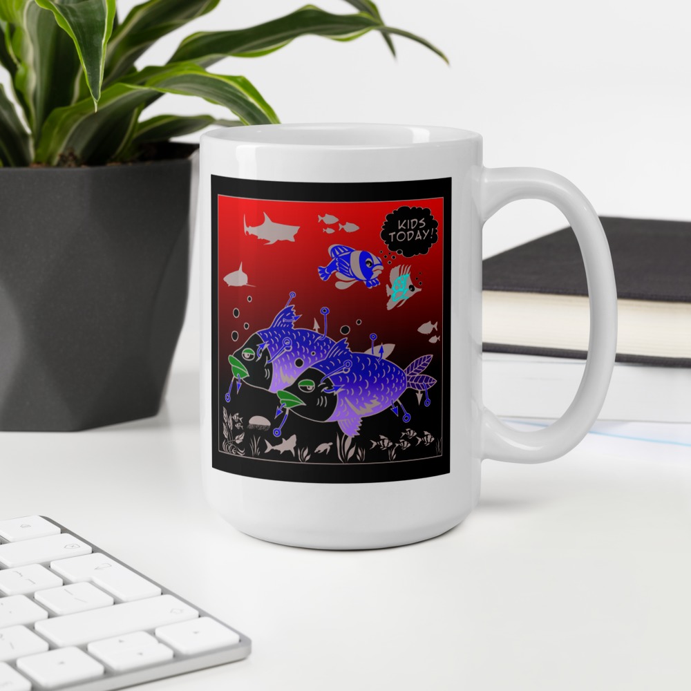 White Glossy Mug