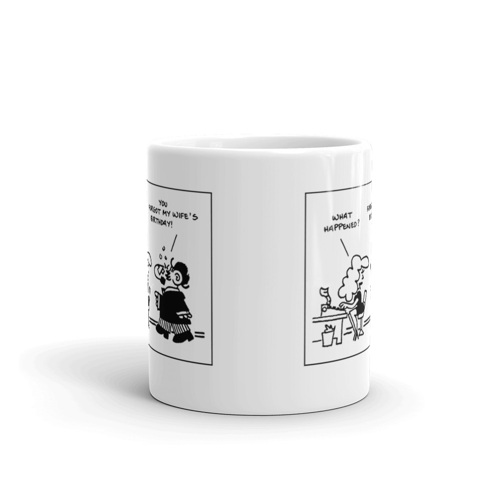 White Glossy Mug