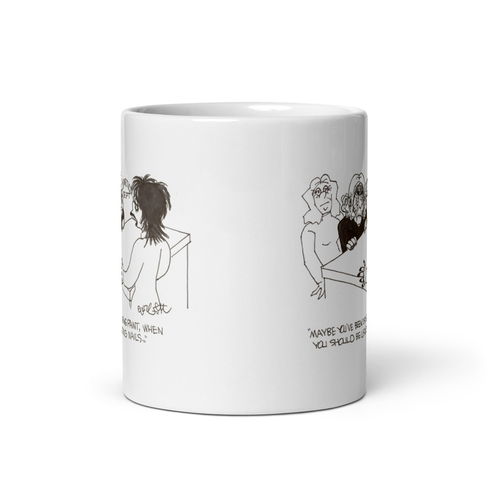 White Glossy Mug