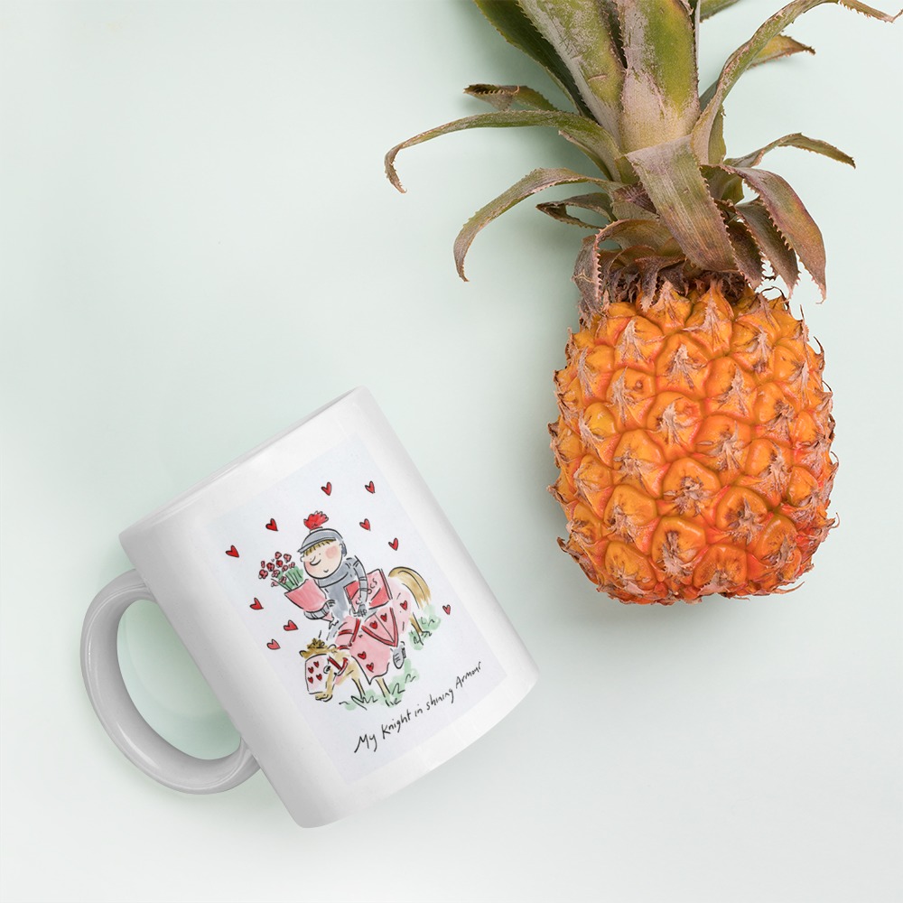 White Glossy Mug