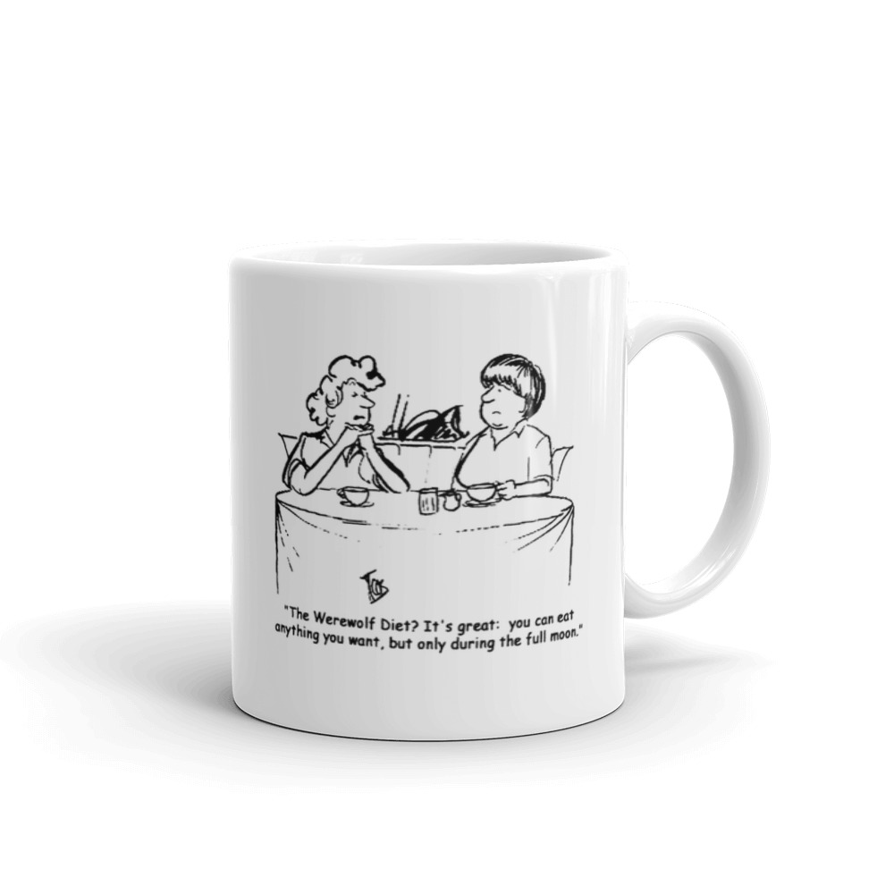 White Glossy Mug