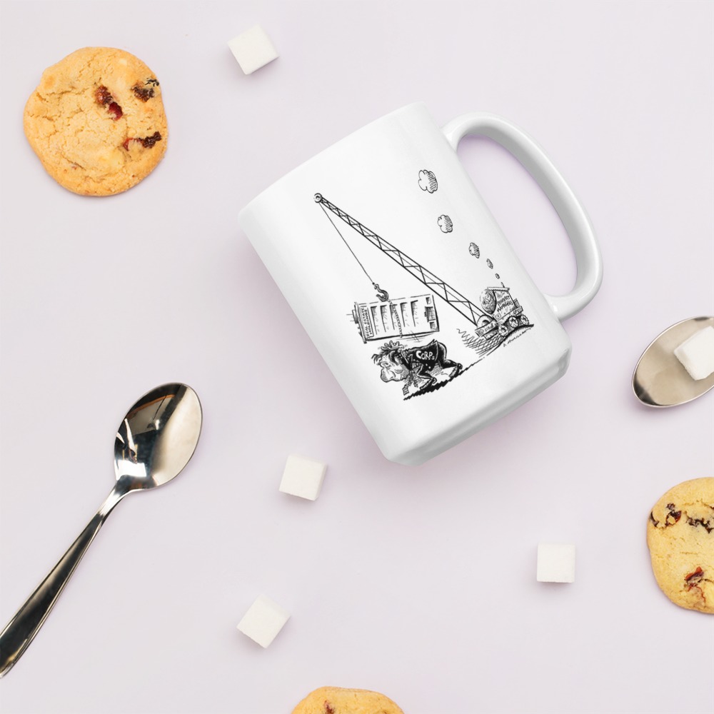 White Glossy Mug
