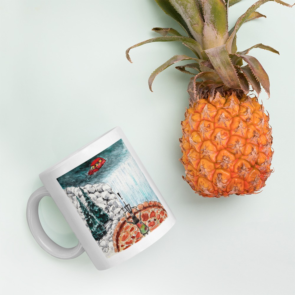 White Glossy Mug
