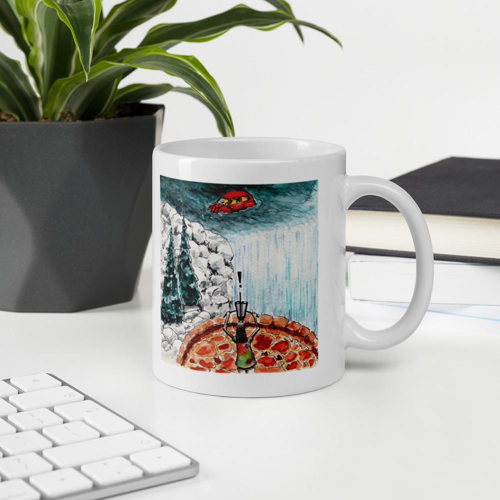 White Glossy Mug