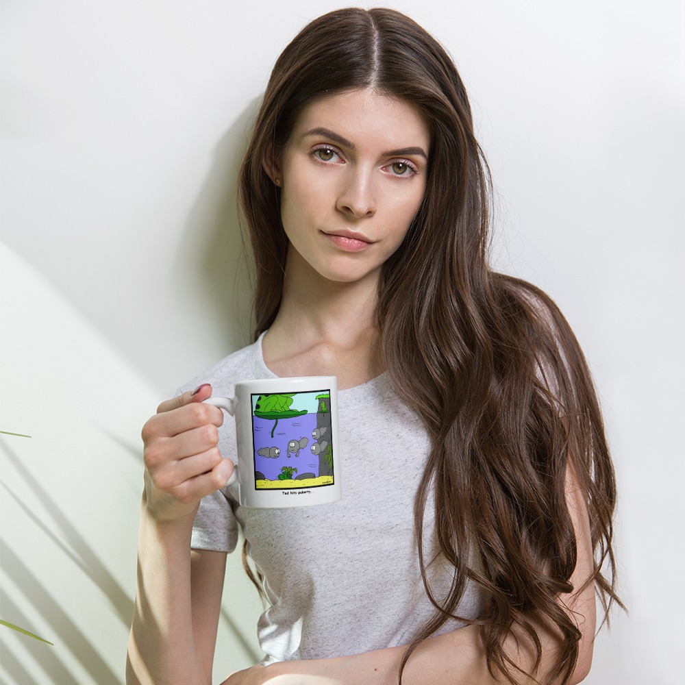 White Glossy Mug