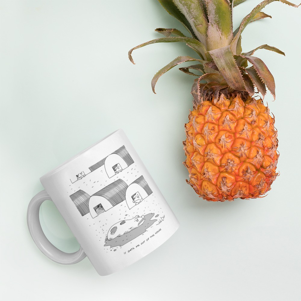 White Glossy Mug