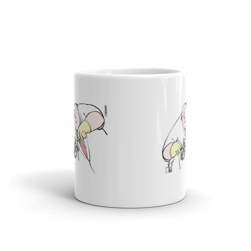 White Glossy Mug