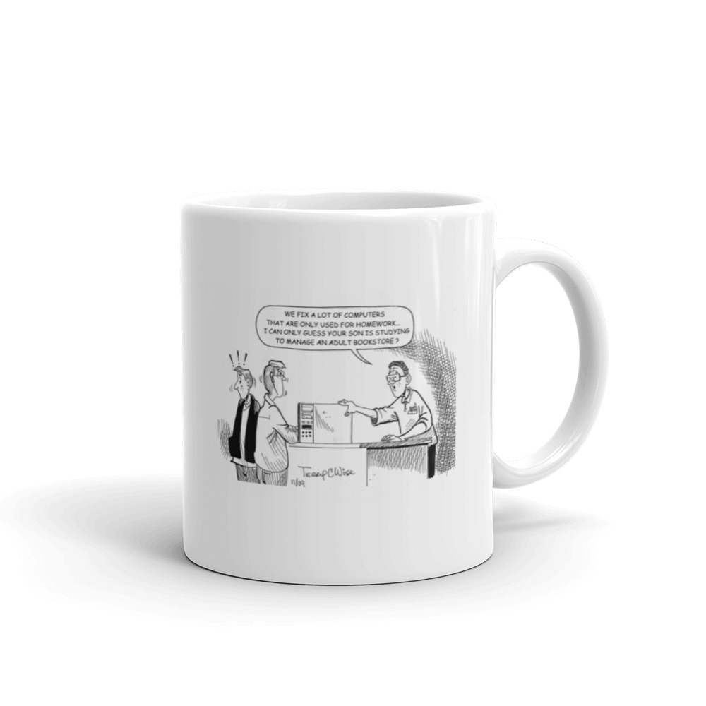 White Glossy Mug