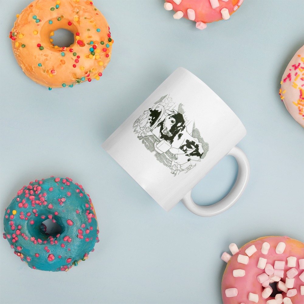 White Glossy Mug