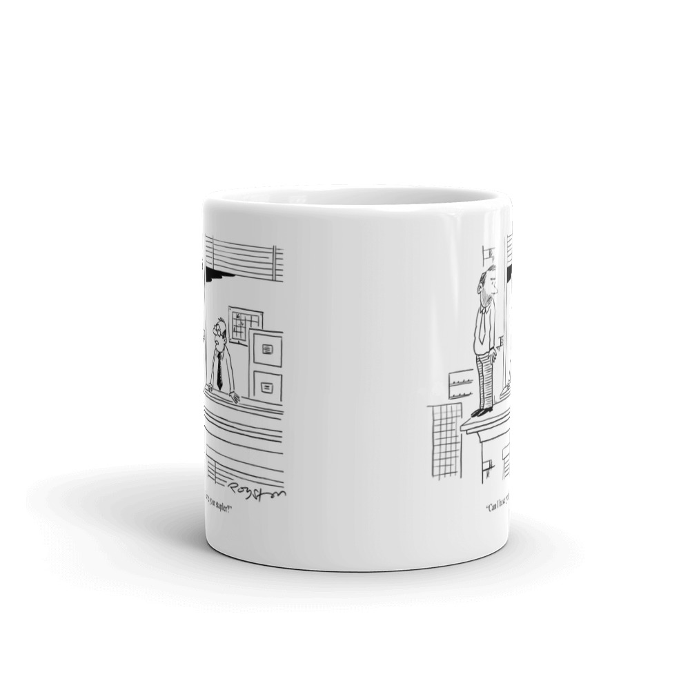 White Glossy Mug