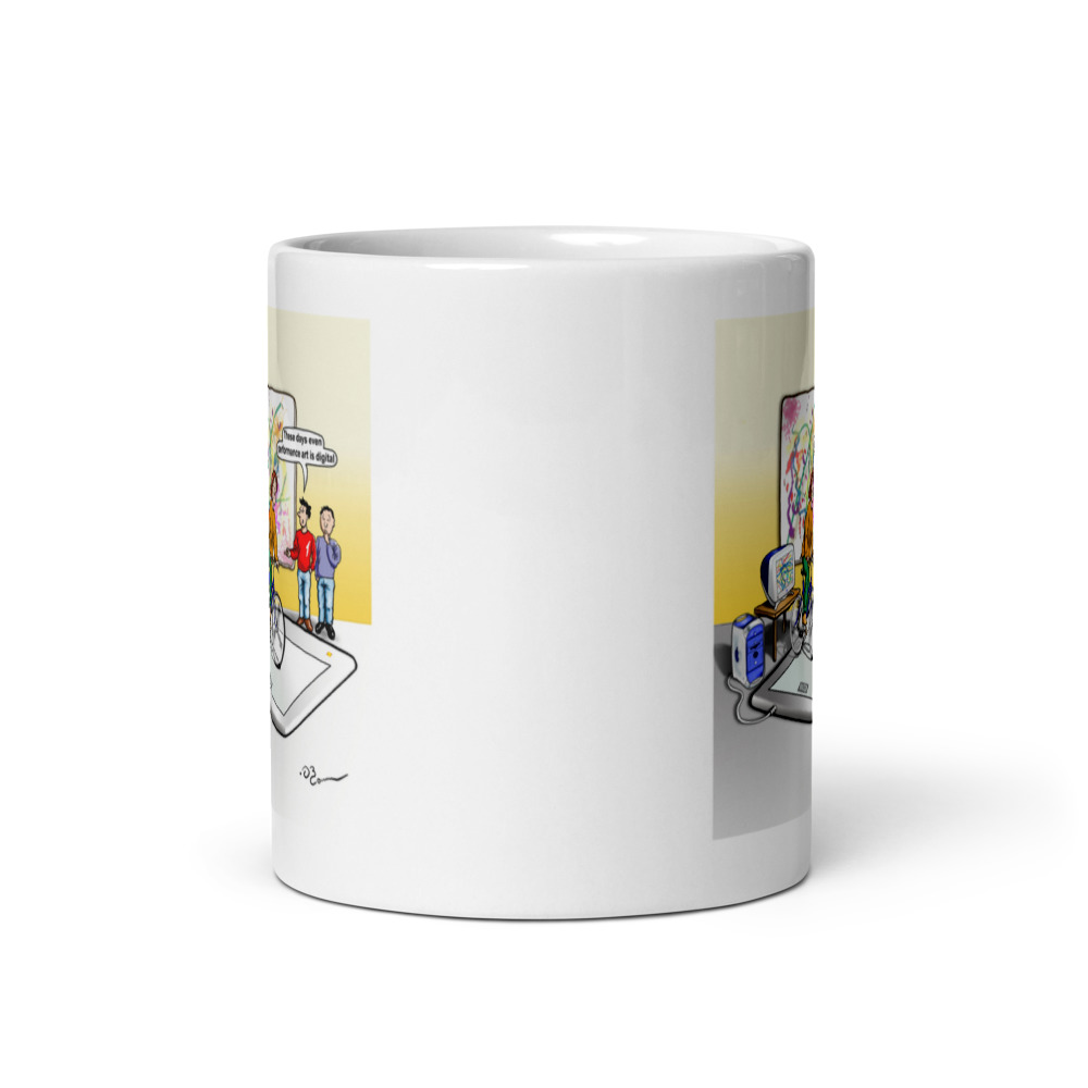 White Glossy Mug