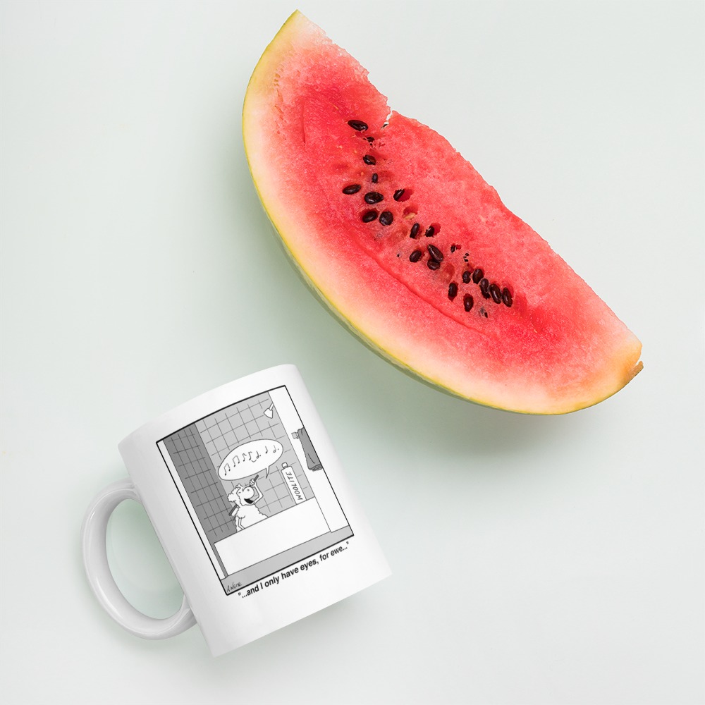 White Glossy Mug