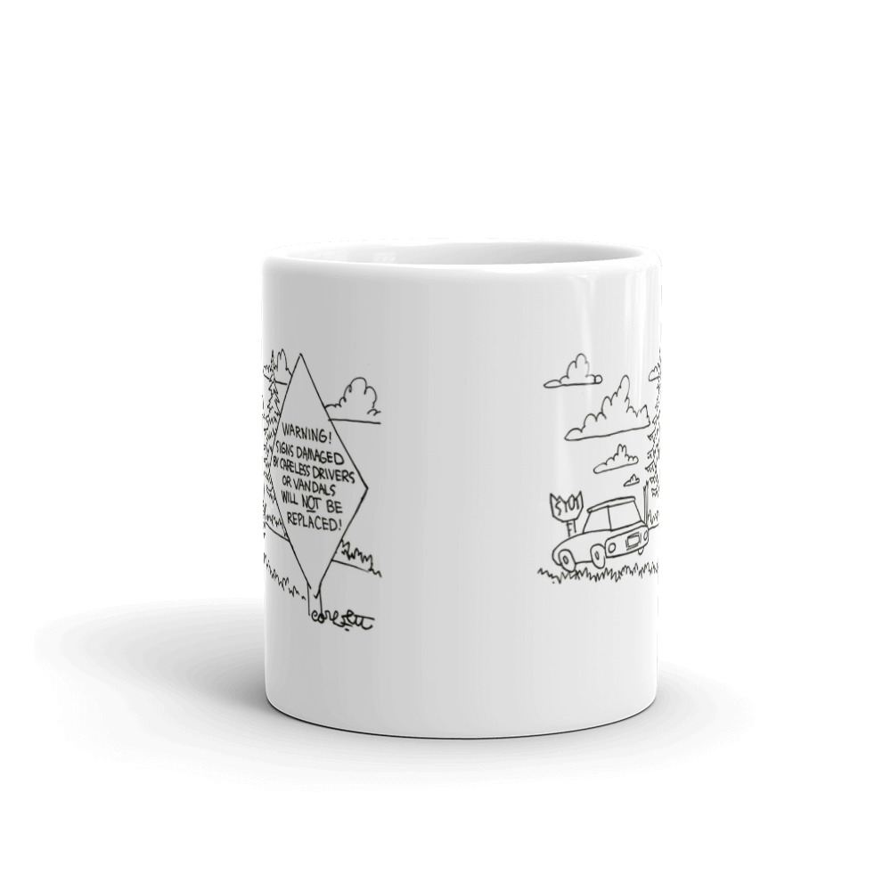 White Glossy Mug