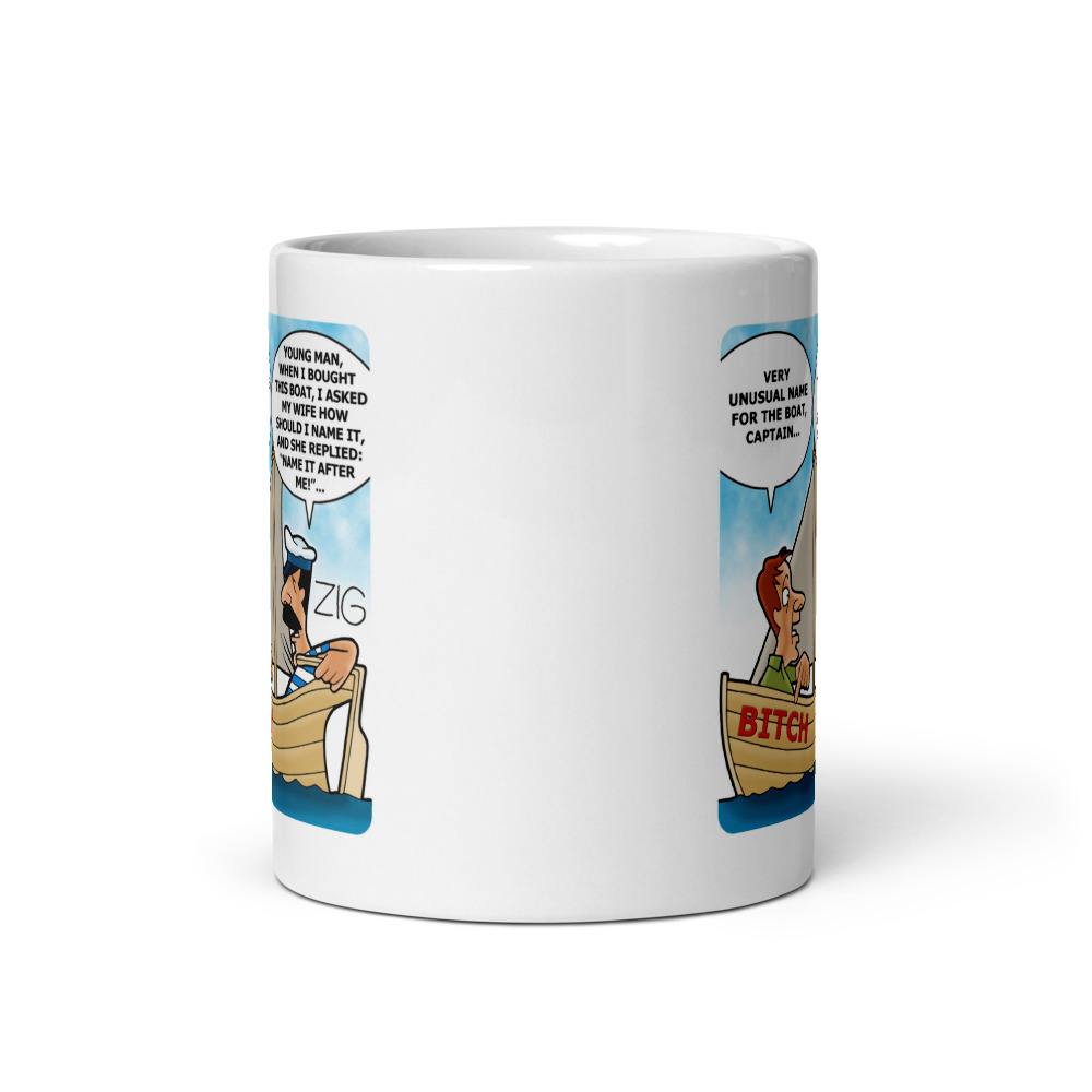 White Glossy Mug