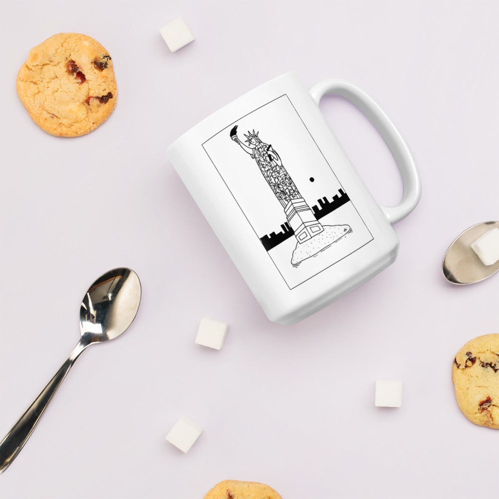 White Glossy Mug