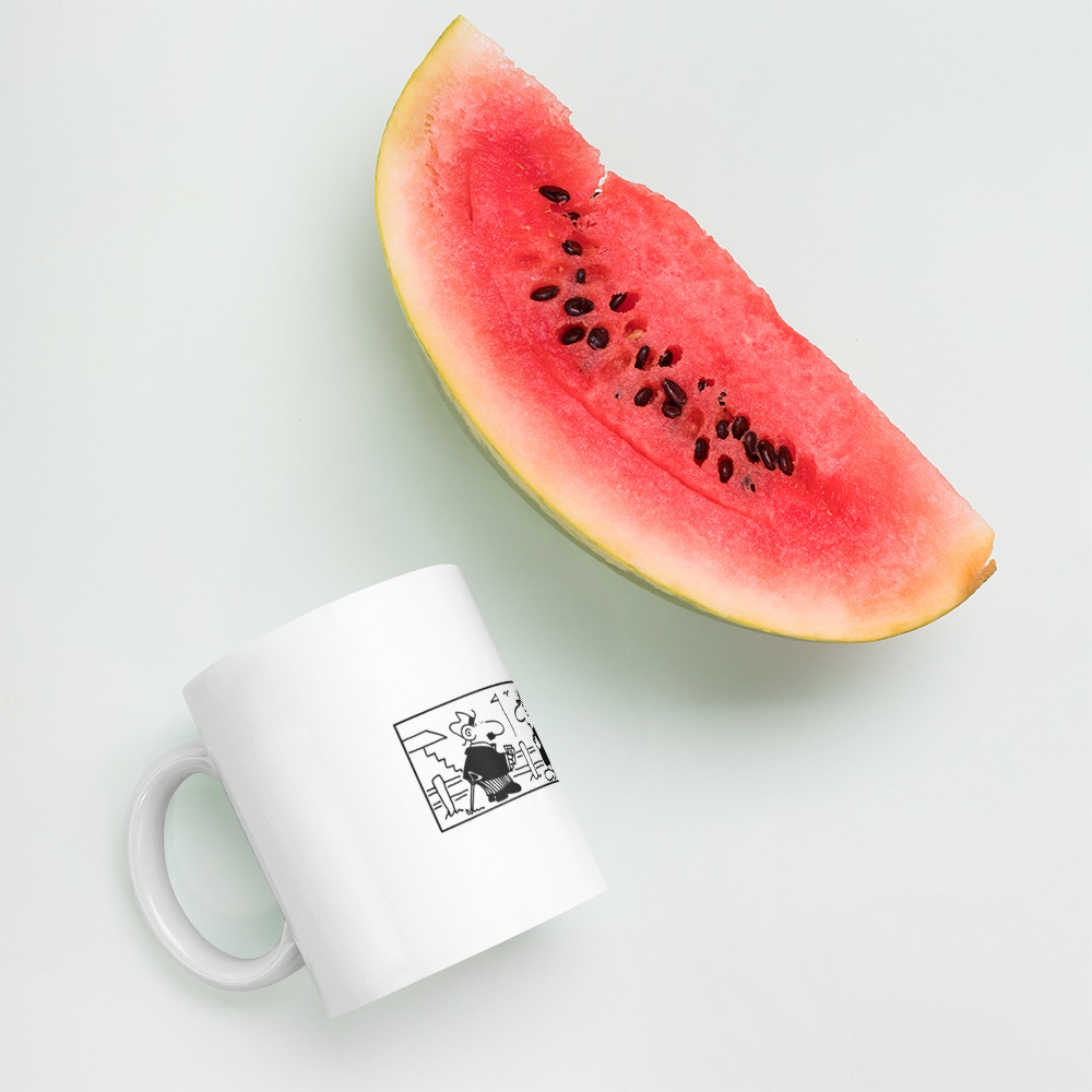 White Glossy Mug