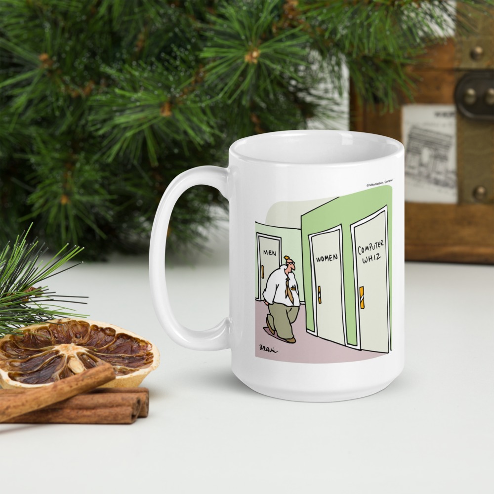 White Glossy Mug