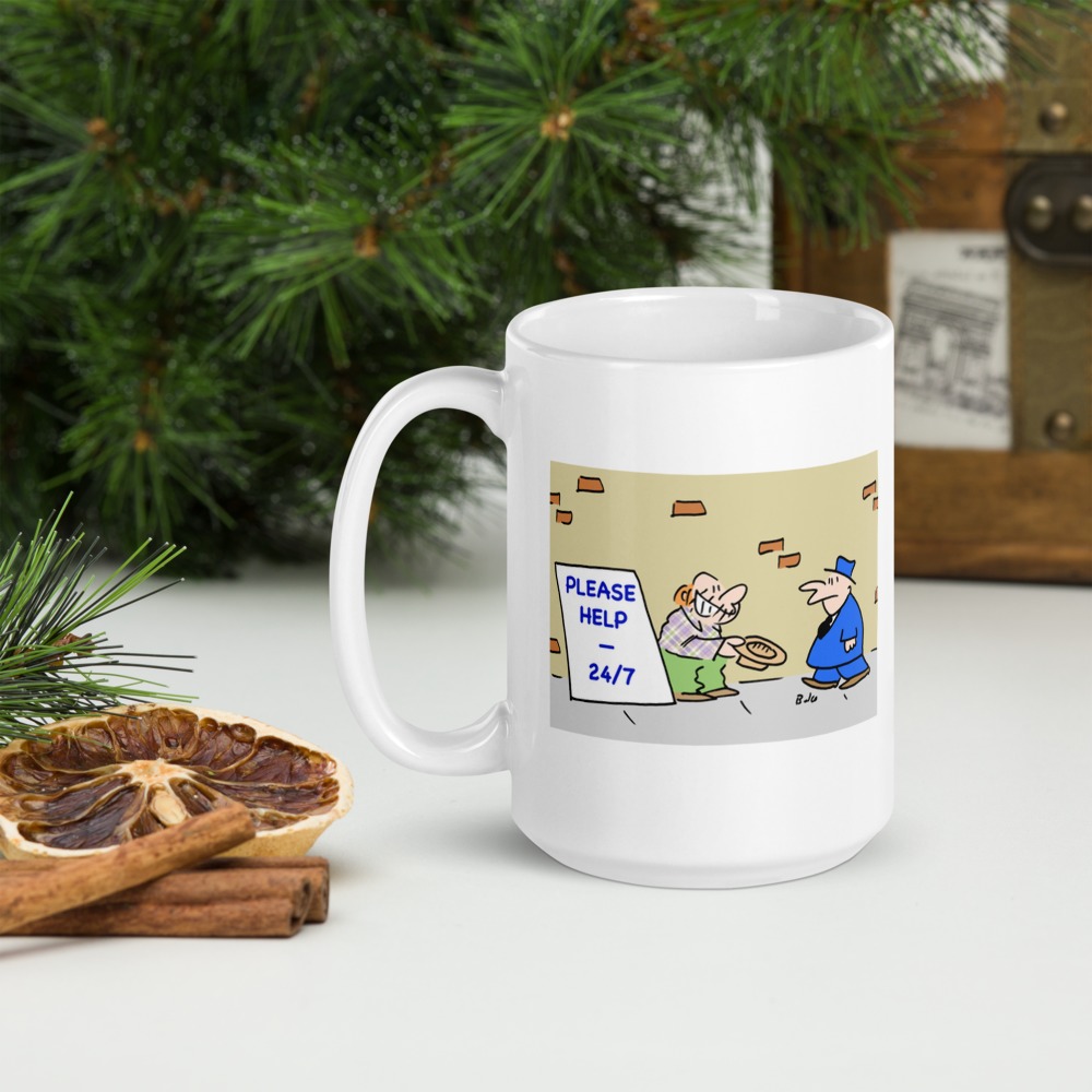 White Glossy Mug
