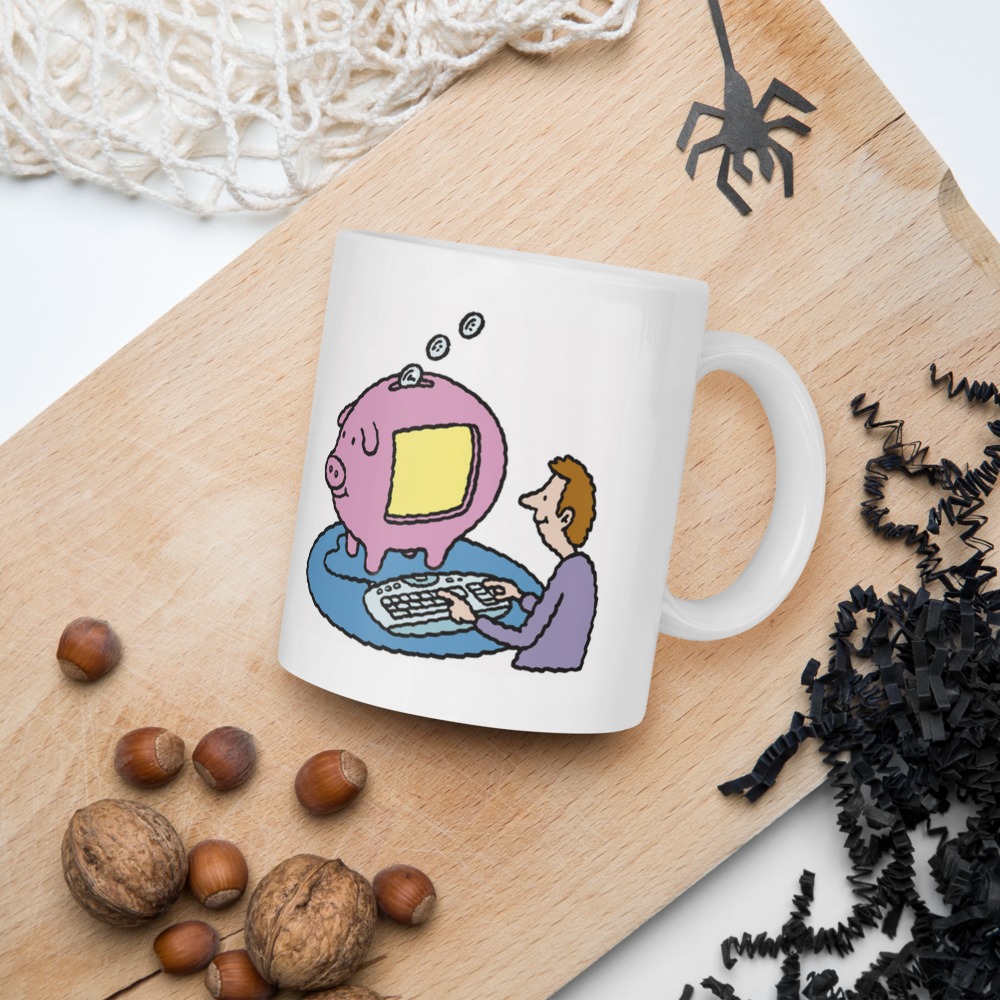 White Glossy Mug
