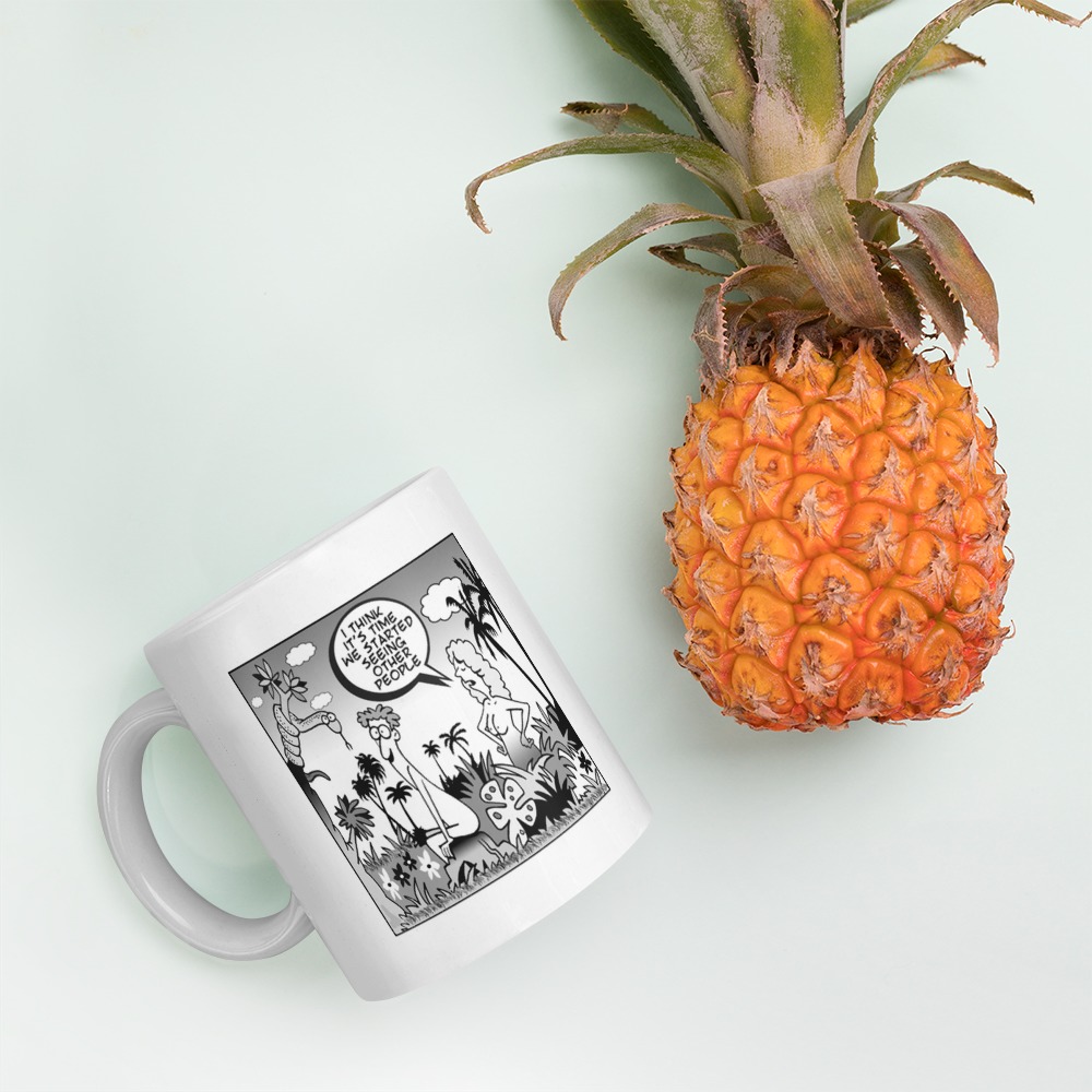 White Glossy Mug
