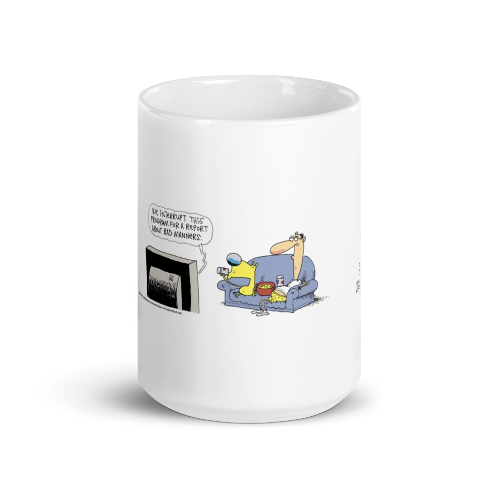White Glossy Mug