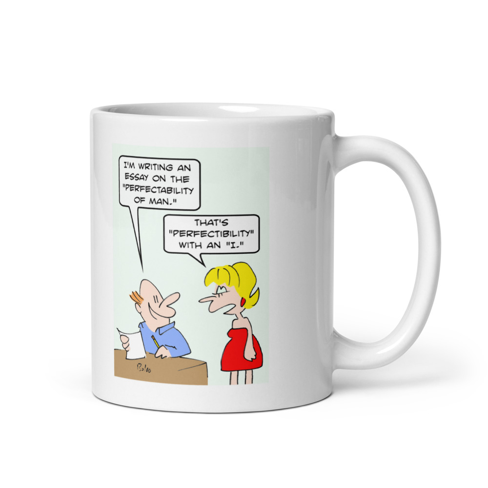 White Glossy Mug