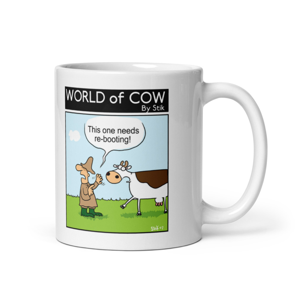 White Glossy Mug