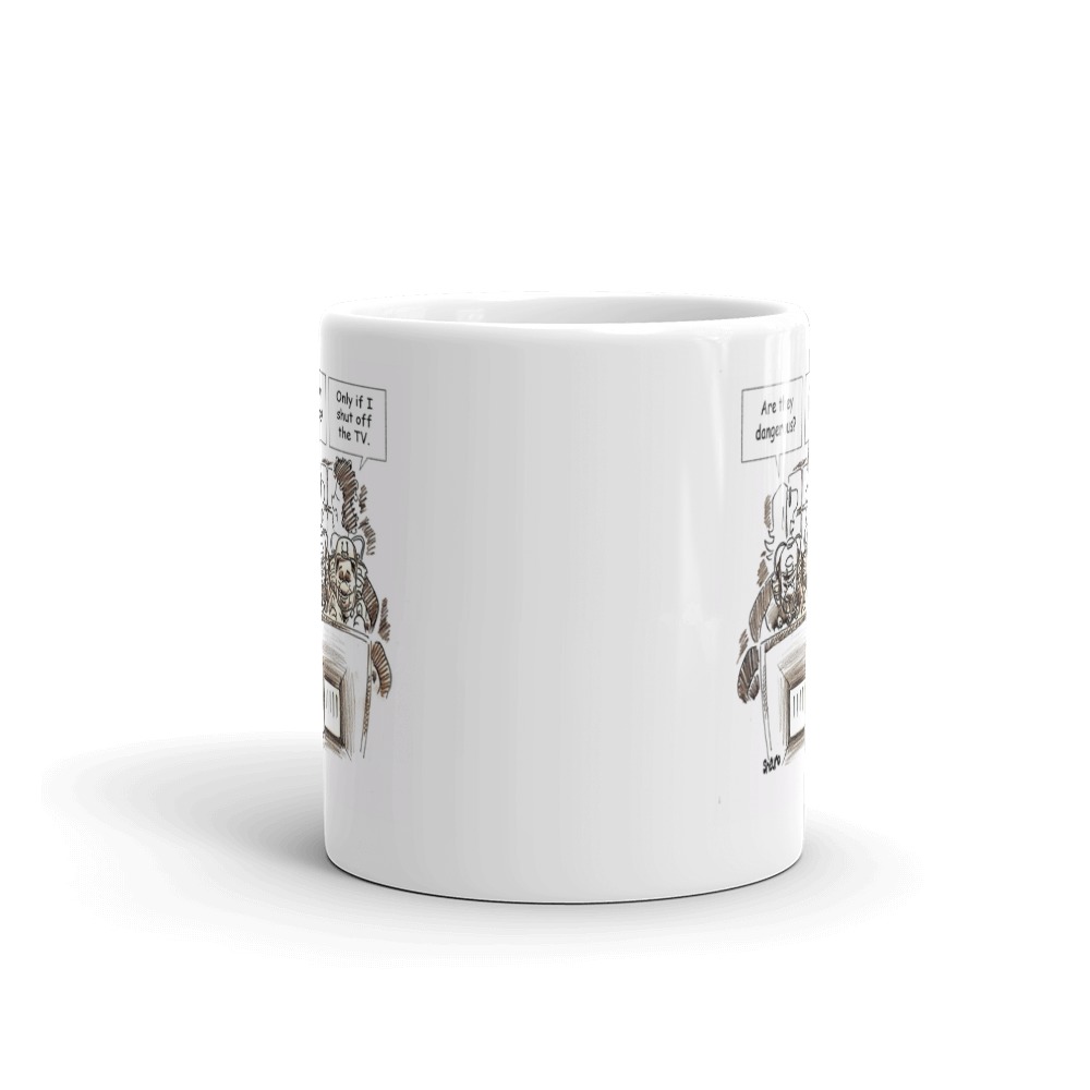 White Glossy Mug
