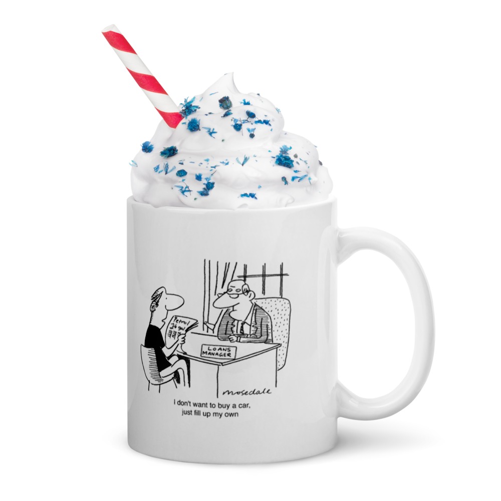 White Glossy Mug
