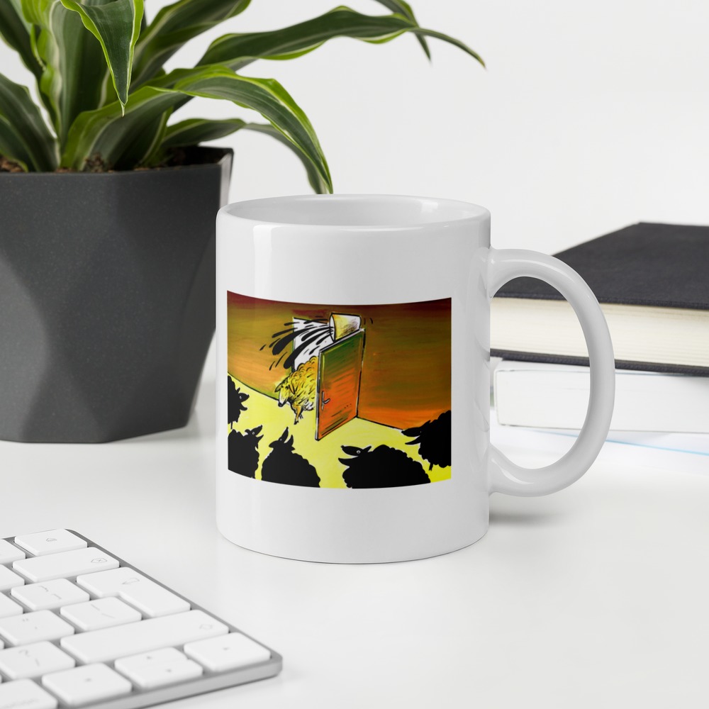 White Glossy Mug