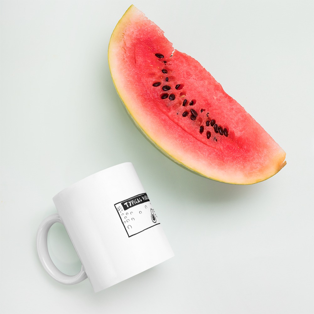 White Glossy Mug