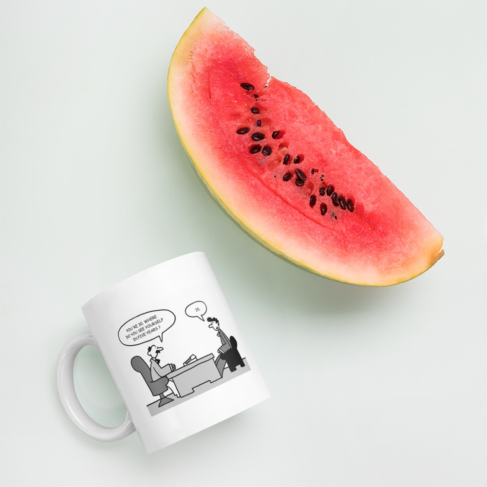 White Glossy Mug