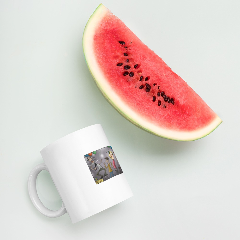 White Glossy Mug